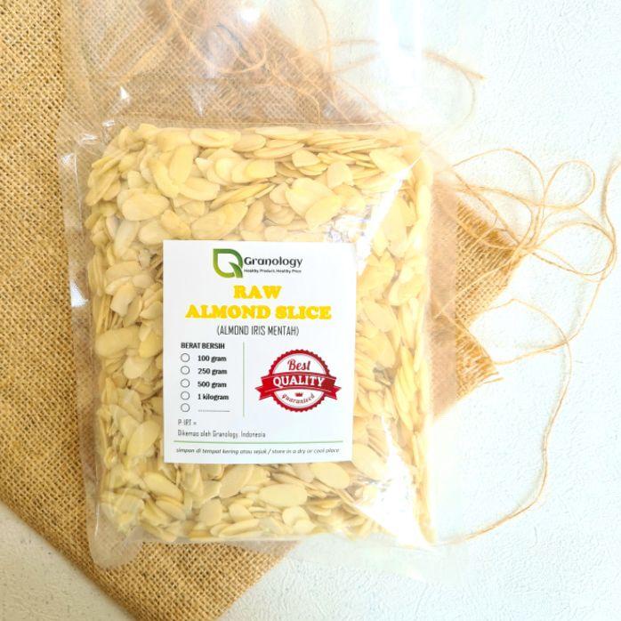 

COD✔️Almond Slice Raw / Almond Iris Tipis Mentah - 500 gram|RA5