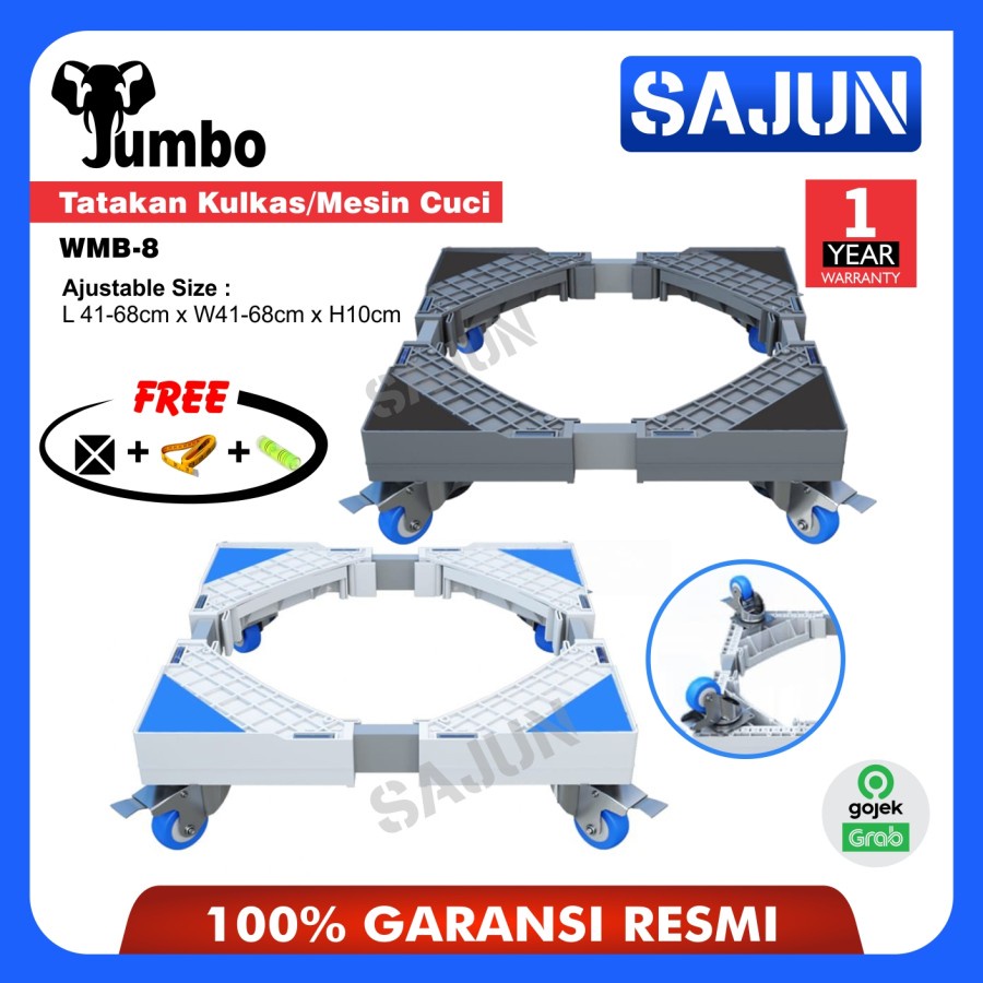 Jumbo Tatakan Kulkas Tatakan Mesin Cuci Multifunction Base Adjustable WMB