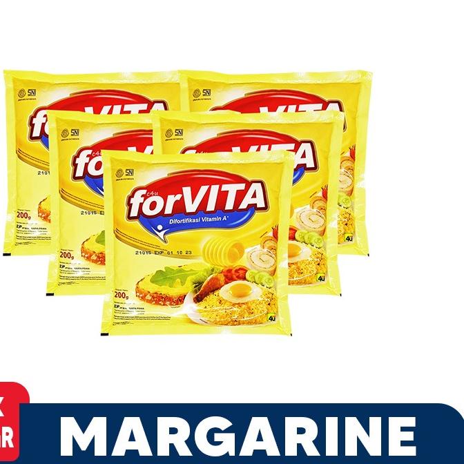 

SALE!!Forvita Margarine 5 Pcs @ 200 Gr|KD1