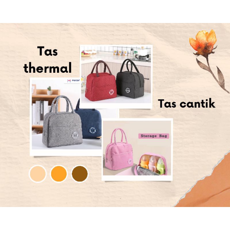 Tas Bento Isolasi Beruang warna solid