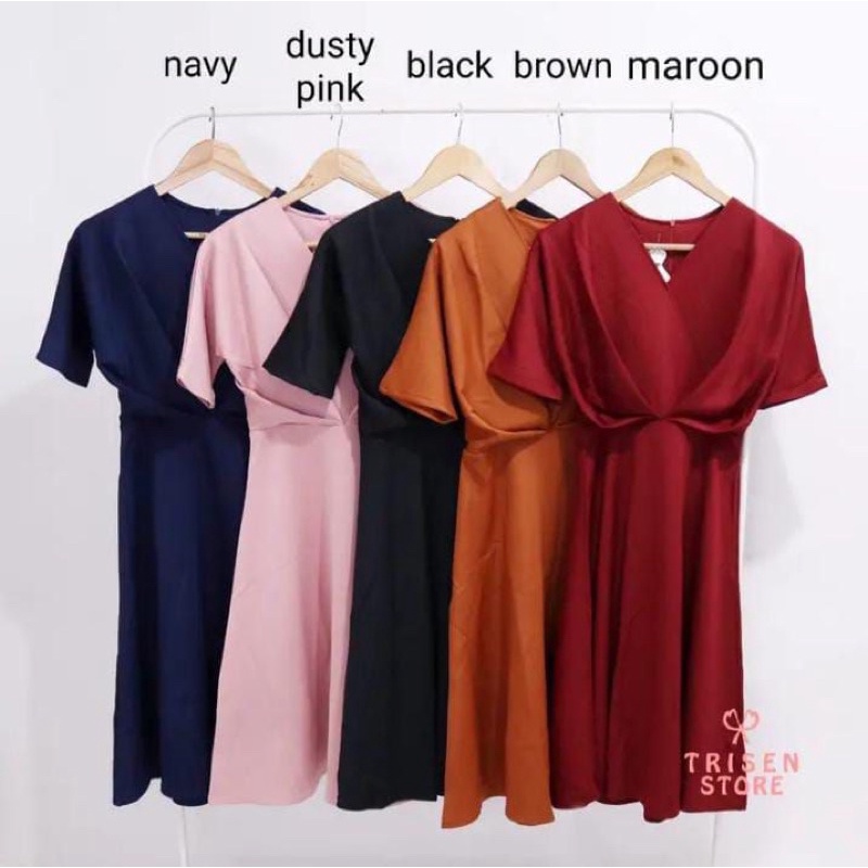 Dress milea, Dress milea Korea style, Atasan Wanita