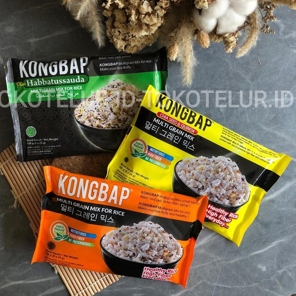 

Pasti Tertarik--KongBap MultiGrain Mix - 6 Sachet