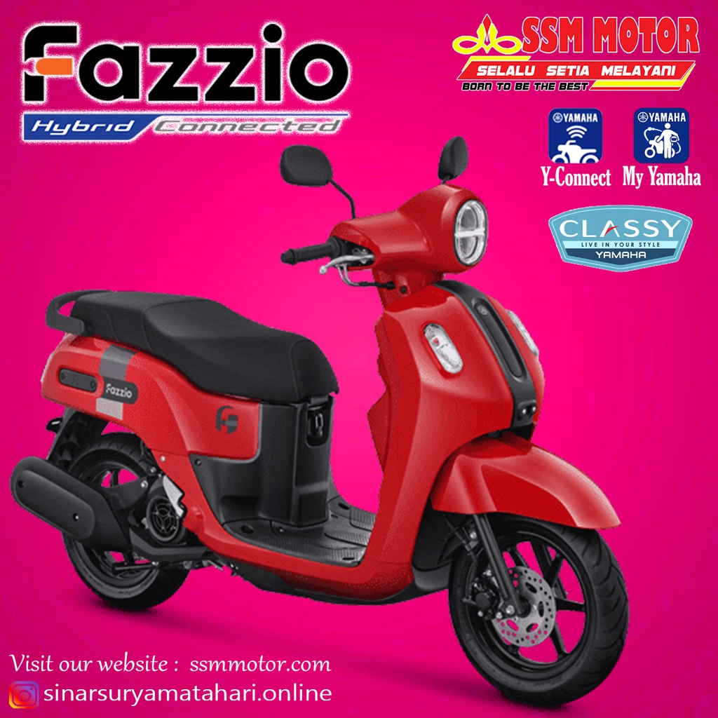 Yamaha Fazzio Neo Merah