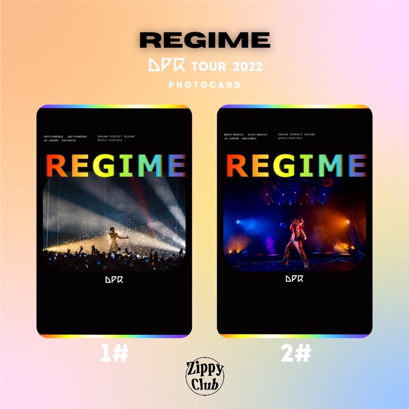 REGIME (DPR World Tour 2022) Photocard | DPR IAN | DPR LIVE