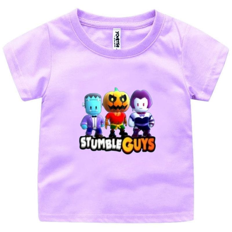 BAJU KAOS ANAK STUMBLE GUYS HALLOWEN UNISEX 1-12 TAHUN UKURAN S,M,L,XL,XXL,XXXL