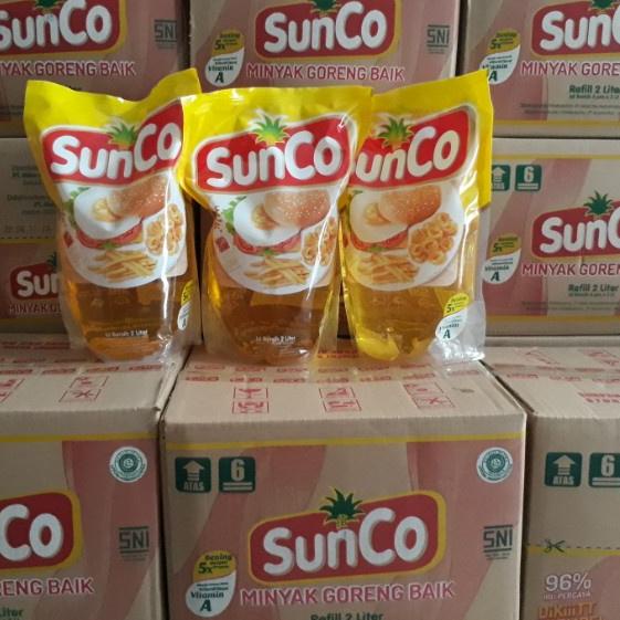 

COD✔️Minyak goreng sunco 2 liter 1 dus isi 6 pouch / Sunco 2L dus isi 6|SQ5