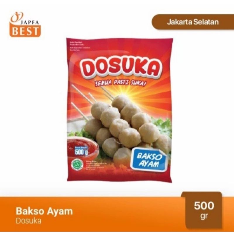 

Dosuka Bakso Ayam 500Gr