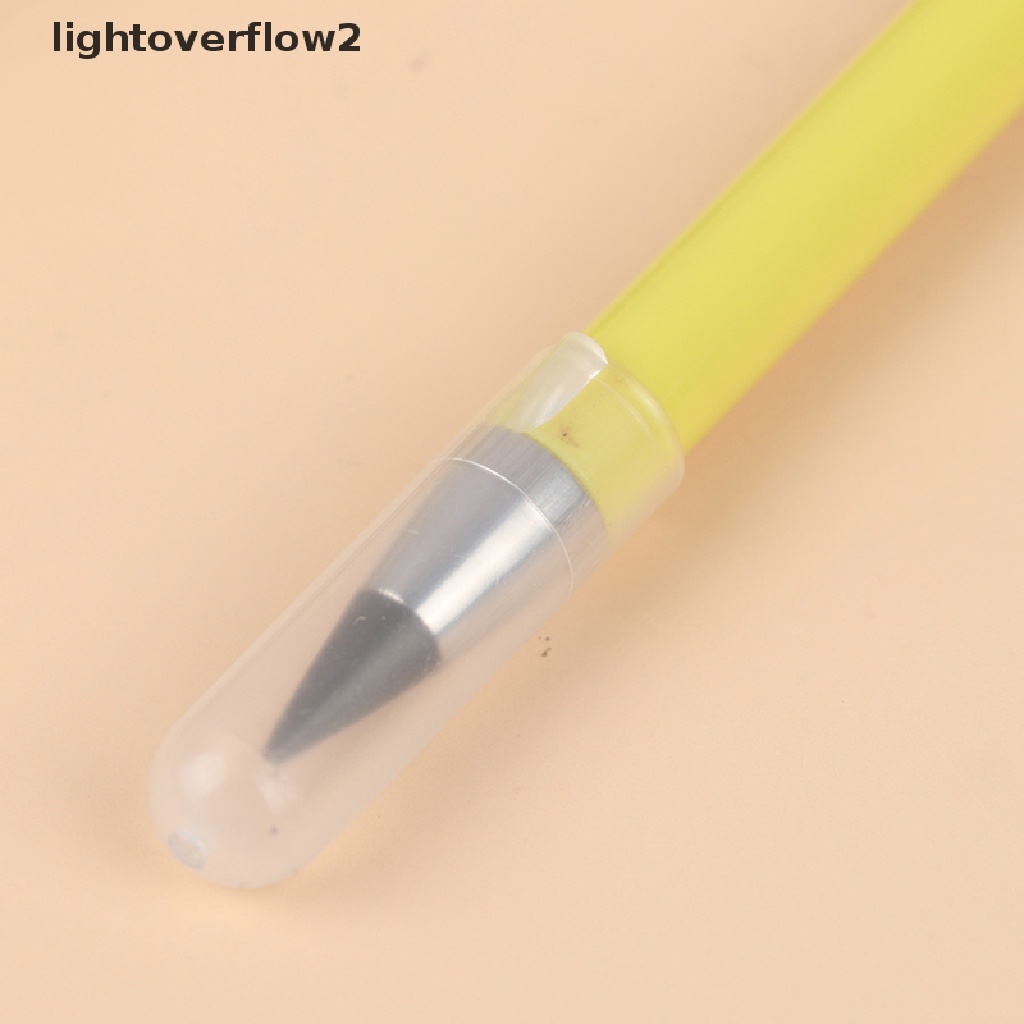 (lightoverflow2) 1pc Pensil Eternal Tanpa Tinta Untuk Menulis