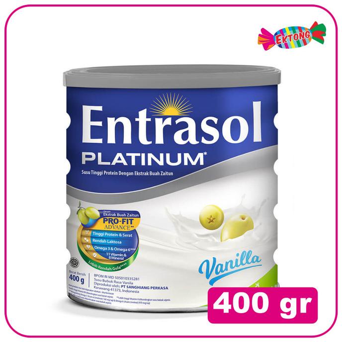 

[ COD ] ENTRASOL PLATINUM VANILA 400 GR