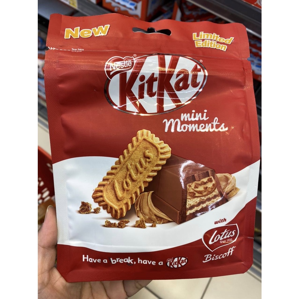 Kitkat Arab Mini Moments with Lotus Biscoff - Cokelat Arab