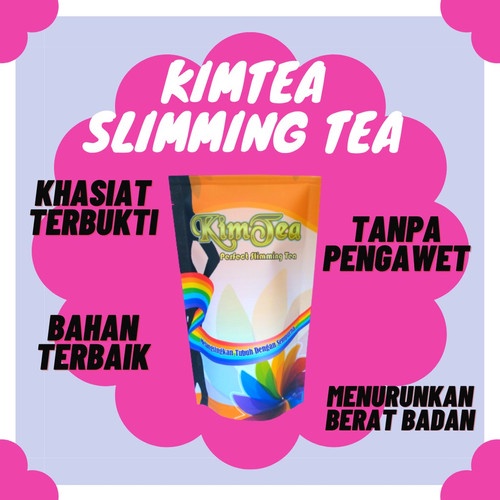 Kimtea Slimming Tea Pelangsing Herbal Penurun Berat Badan Diet Detox Tea Teatox Alami Herbal