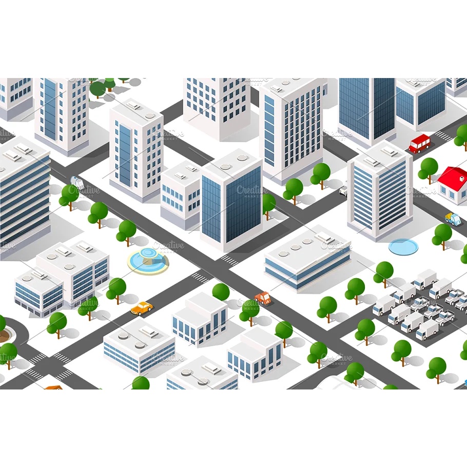 City Module Creator School Town
