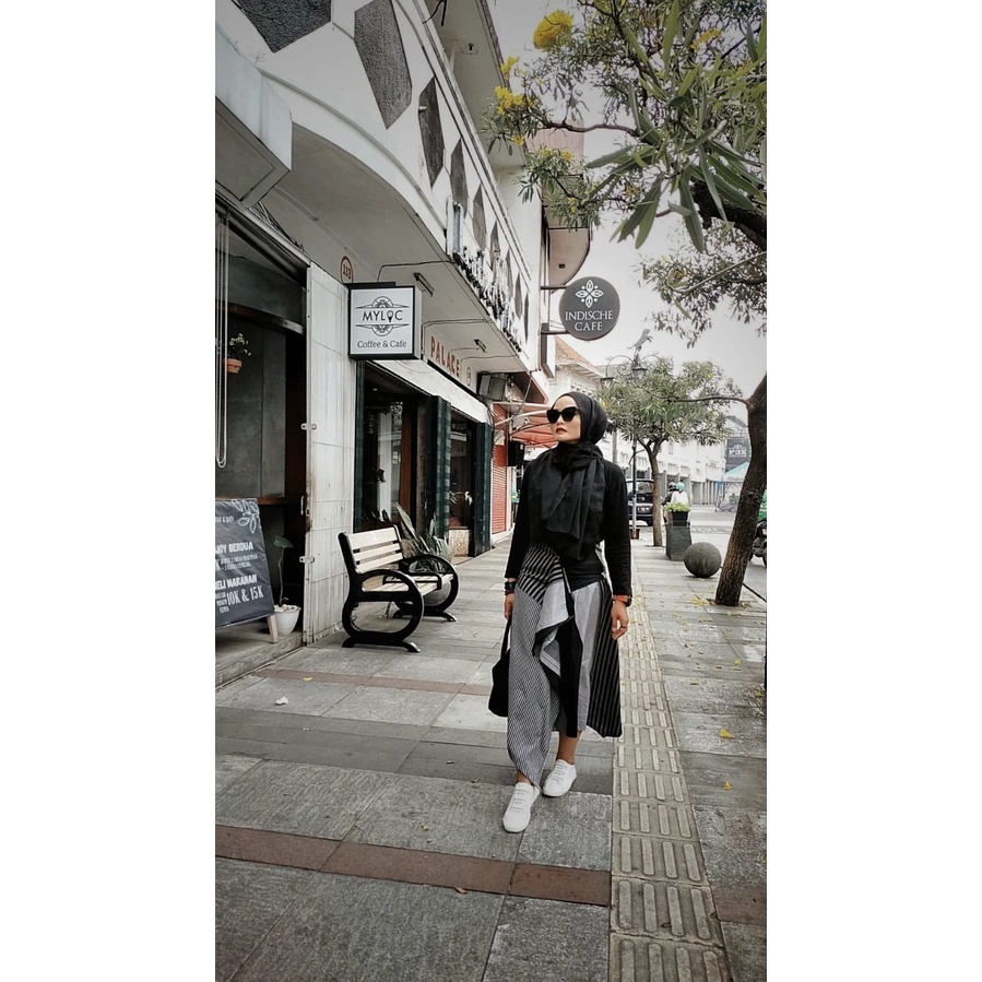 ROK LURIK WANITA - MYRA SKIRT