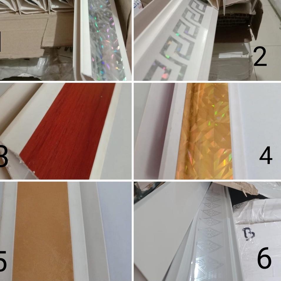 Barang Trend List Plavon PVC  Profil Samping Modern