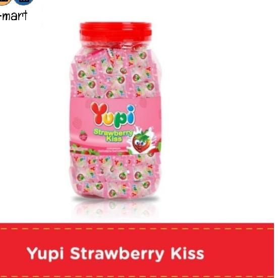 

TOP PRODUK Yupi Strawberry Kiss TOPLES 300gr 04J**