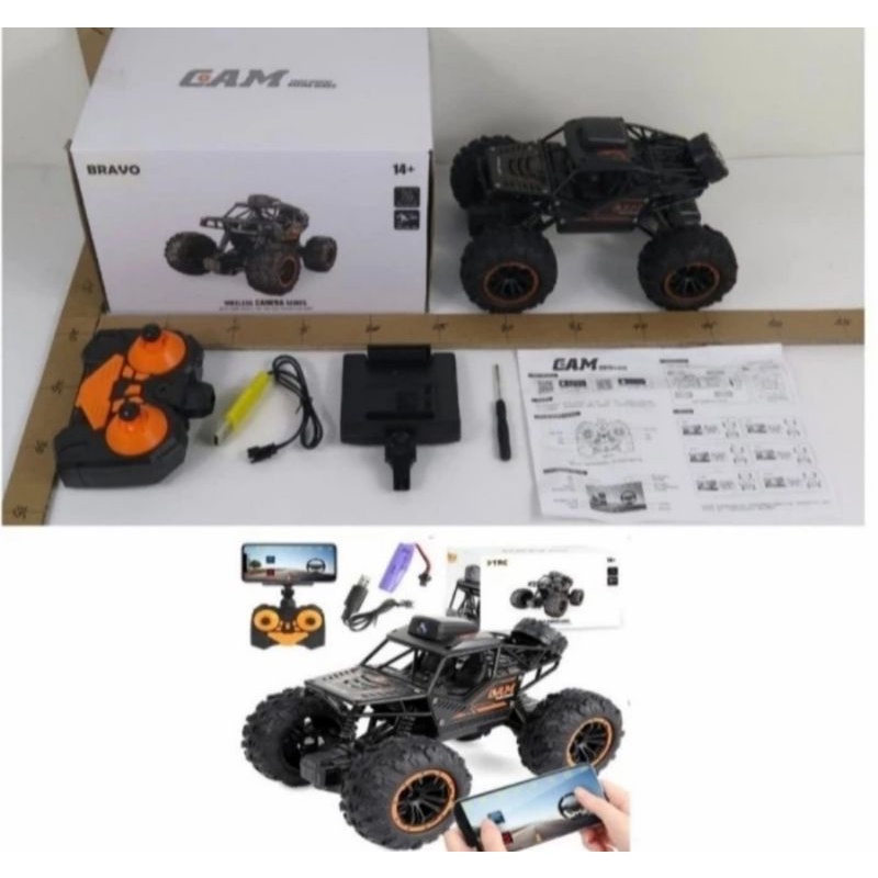 Rc Mobil Camera Mainan Remote Control Camera Rock Crawler