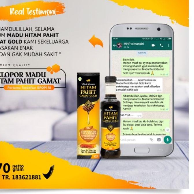 

HITAM PAHIT GAMAT GOLD 470 GRAM ELMADINAH