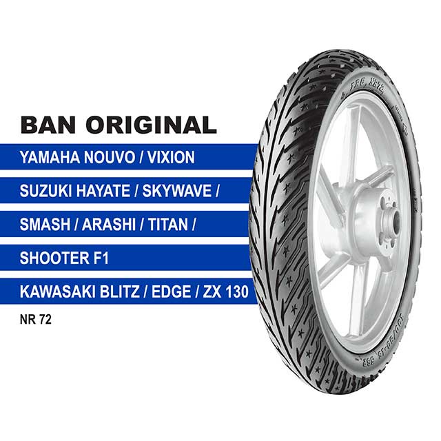 IRC Ban Motor Rx King Ring 18 Uk 90/90-18 Tubetype Rx King/Mega Pro/GL pro/Thunder 125 - IRC NR 72