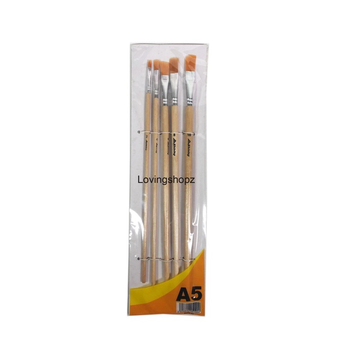 

Mudah Kuas Gambar Lukis Per Set, Kuas Shining A5 Isi 5 Pcs Sale!!!