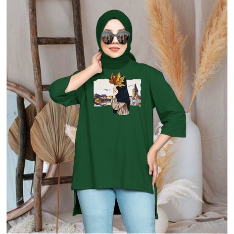 FC - TUNIK BASIC OVERSIZE WANITA HIJAB'S VARIASI 0220 DTF