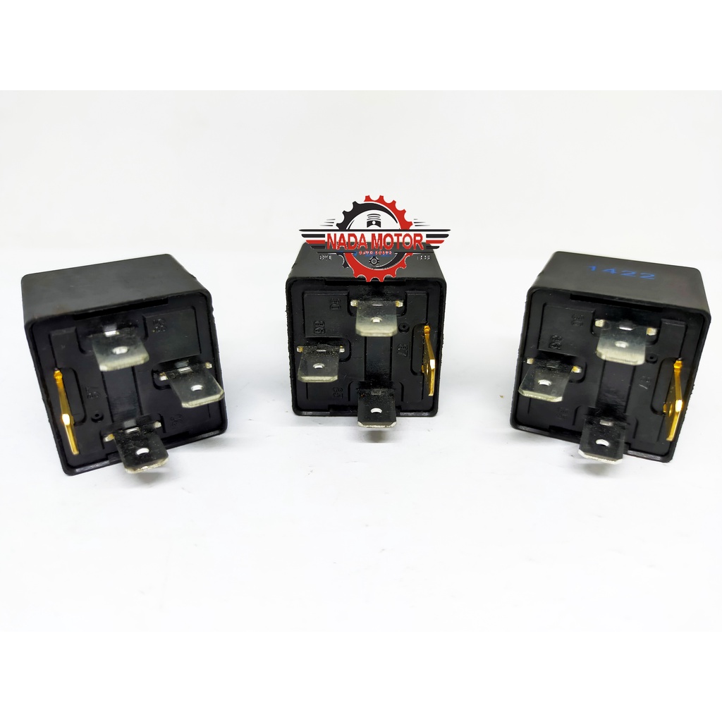 Relay Klakson / Lampu Mobil dan Motor kaki 4 Hella Original