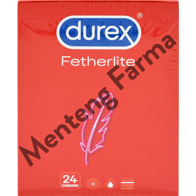 Kondom Durex Fetherlite 24 Pcs - Kondom Tipis Sensasi Lebih Intim