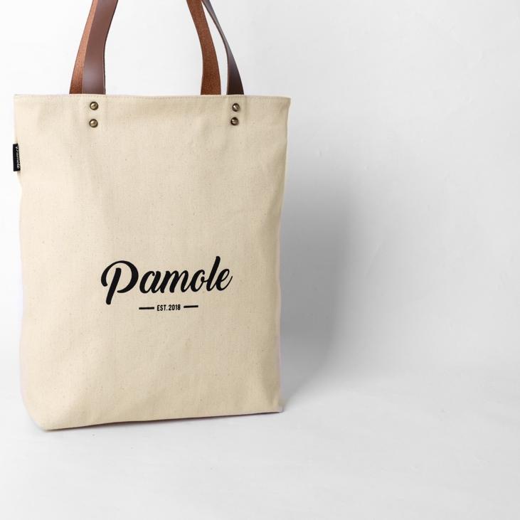 Pamole Tas Totebag Penutup Resleting Kana Series
