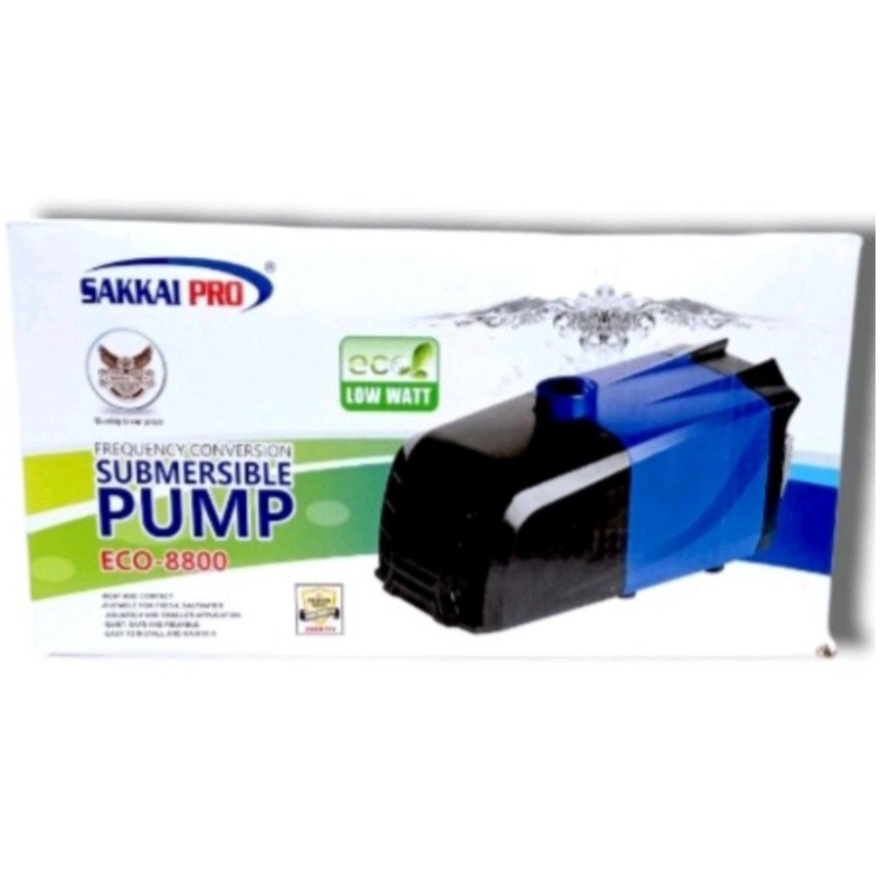 SAKKAI PRO ECO-8800 SUBMERSIBLE PUMP POMPA CELUP FILTER AQUARIUM KOLAM