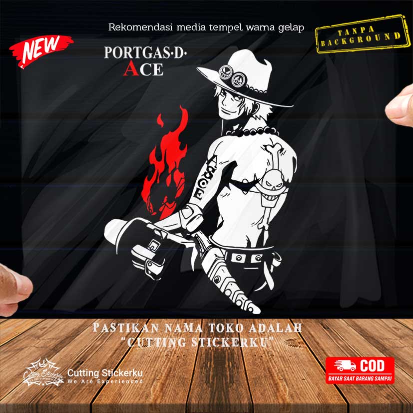 Cutting Stiker Chill Ace Variasi Motor Mobil Sticker Timbul Keren Nyala Dasbor Spakbor Visor Body Kaca Helm Laptop Luffy Brother One Piece Hologram Reflective Tahan Air Bodi Samping Beast Scoopy Vario Beat NMAX PCX Vespa Aesthetic Windshield Port Gas D