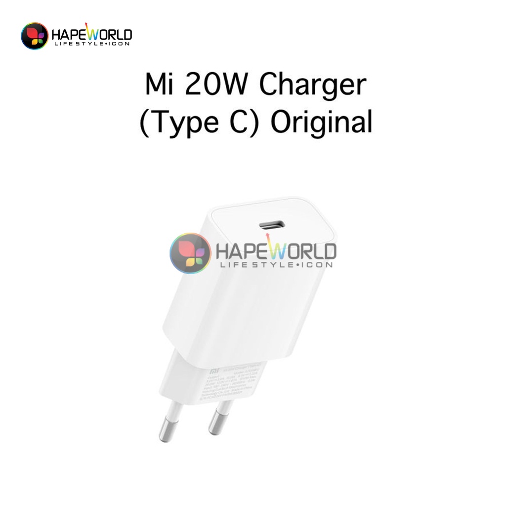 Xiaomi Mi 20W Charger Type C Original Resmi