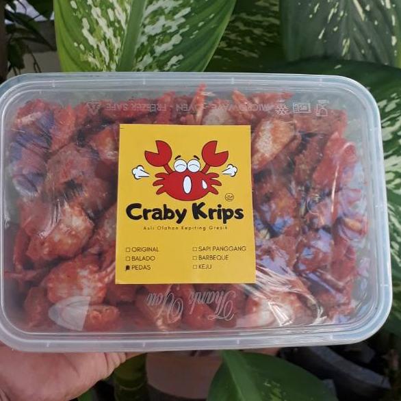 

(PROMO NRM91) BABY CRAB Craby Krips JUMBO KEMASAN BOX 100 GR ASLI TANGAN PERTAMA ✶