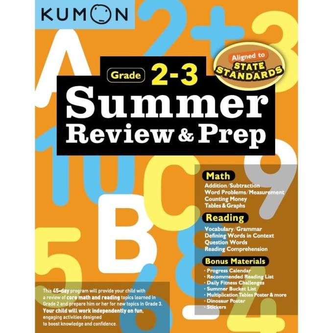 

Promo Buku Anak - Kumon - Summer Review & Prep Workbooks 2-3 (New)