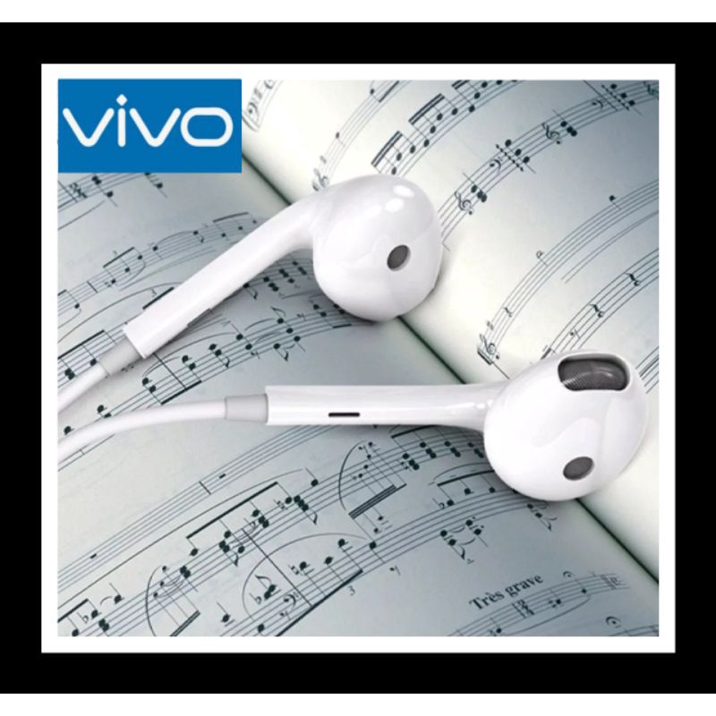 Handfree headset VIVO original limited edition stereo Bass support audio 8D