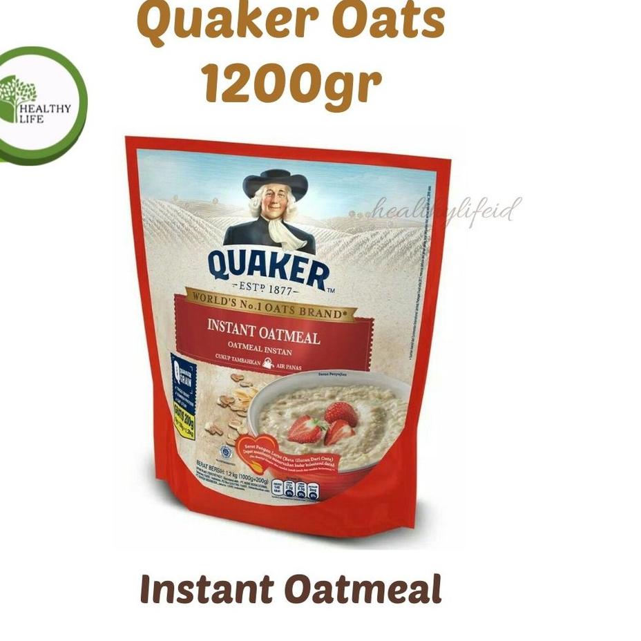

KODEE9q4P--Quaker Oats - Instant Oatmeal 1200gr