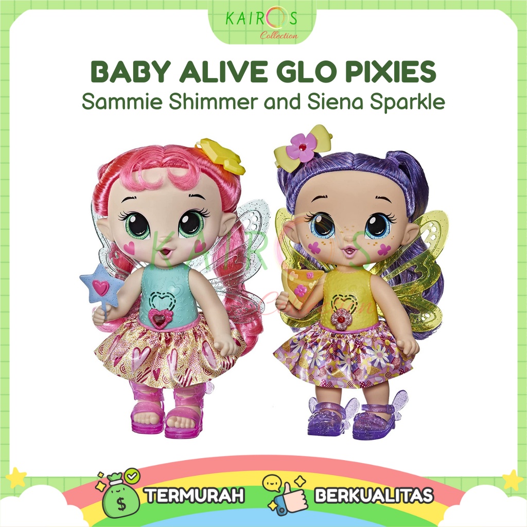 Baby Alive Glo Pixies Doll Siena Sparkle