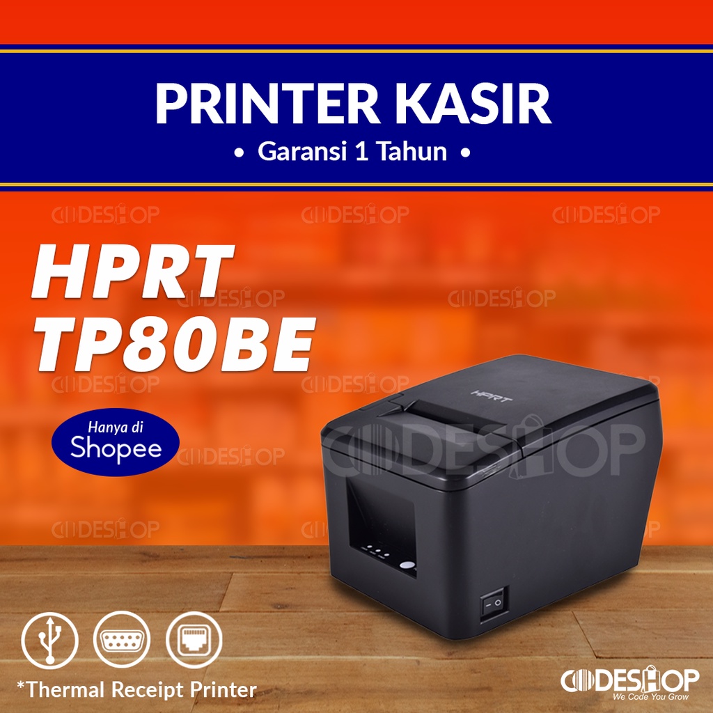 Printer Kasir Cetak Struk Thermal HPRT TP80BE Auto Cutter