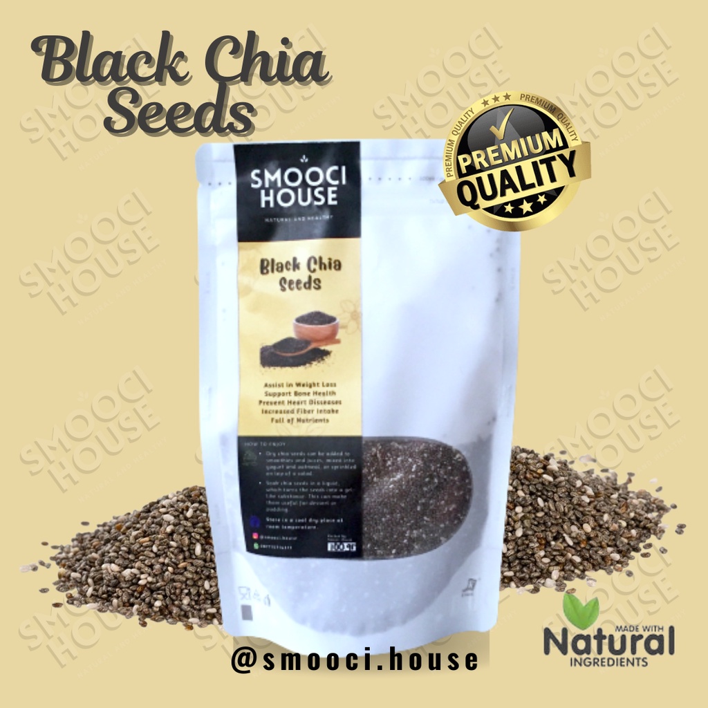 

Black Chia Seeds Organic | Chia Seeds Organik | Biji Chia Hitam 100gr