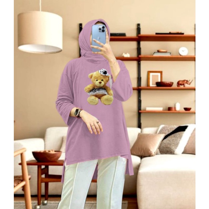 TUNIK FASHION BEAR KARAKTER SiZE  L XL XXL
