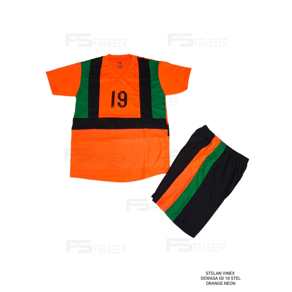 Jersey Stelan Sepak Bola Vinex Dewasa Isi 18 Mega Sale Js