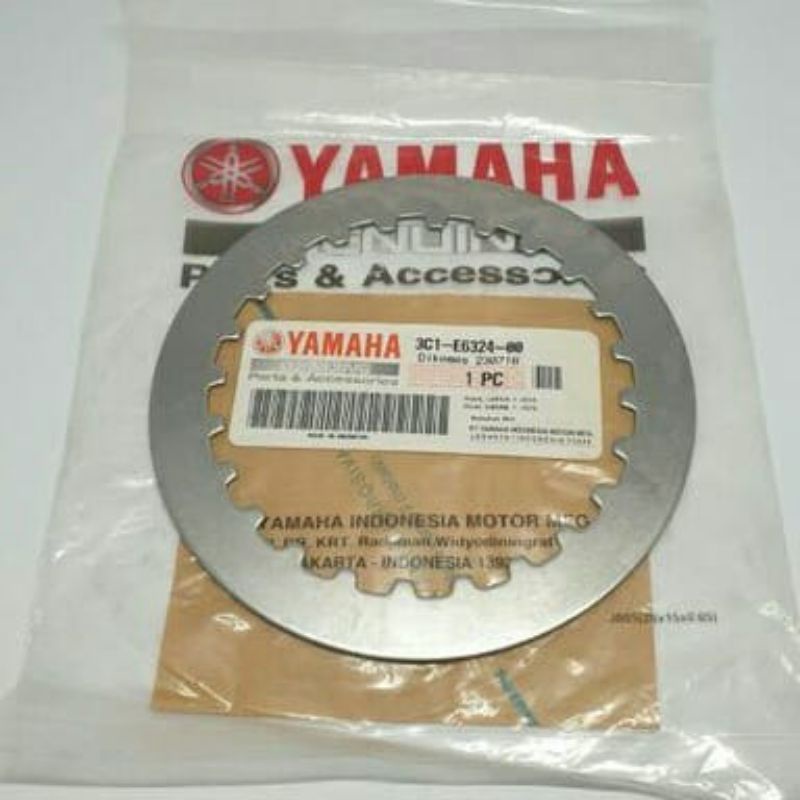 3C1-E6324-00  PLAT BESI PELAT GESEK KAMPAS KOPLING VIXION NEW BYSON ORI ORIGINAL ASLI YAMAHA