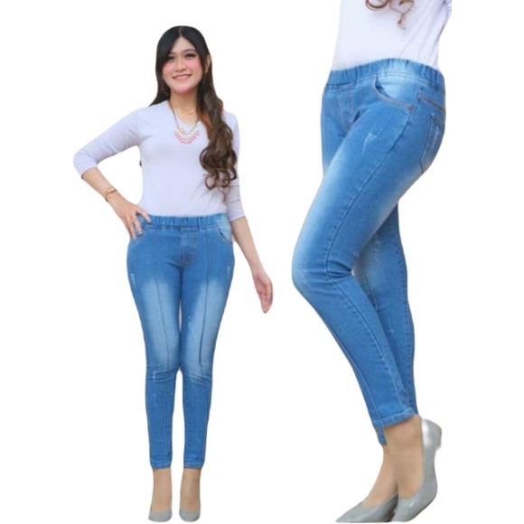 Celana Wanita Seon Jeans Skinny Jegging Murah