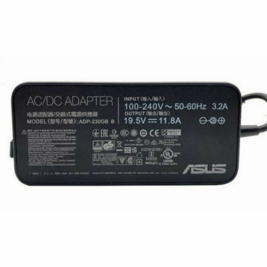 Adaptor Charger Asus ROG Zephyrus S GX531 GX531GS 19.5V 11.8A 230W