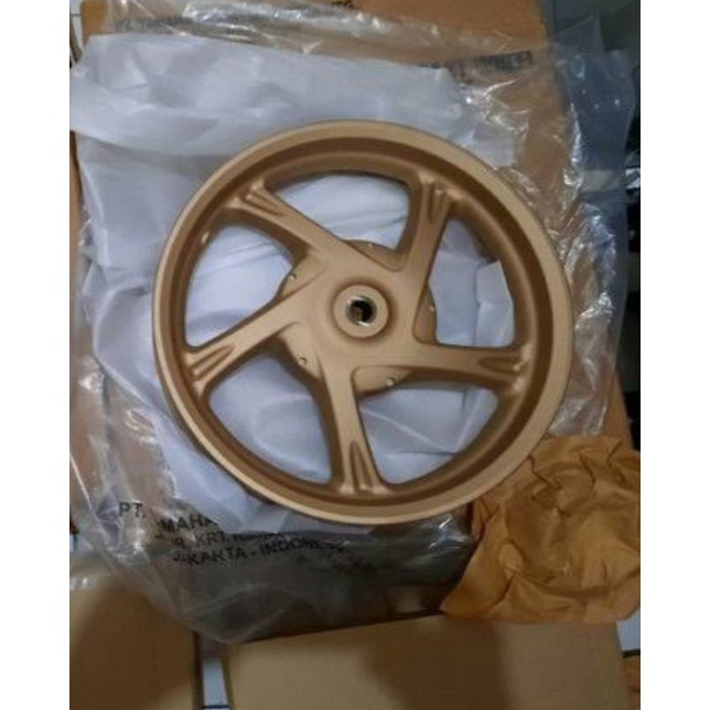 VELG BELAKANG SOUL GT 125 AEROX 125 MIO Z GOLD ORIGINAL