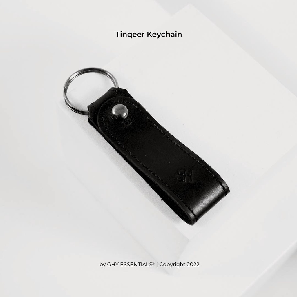 GHY ESSENTIALS Gantungan Kunci Kulit Asli - Tinqeer Keychain