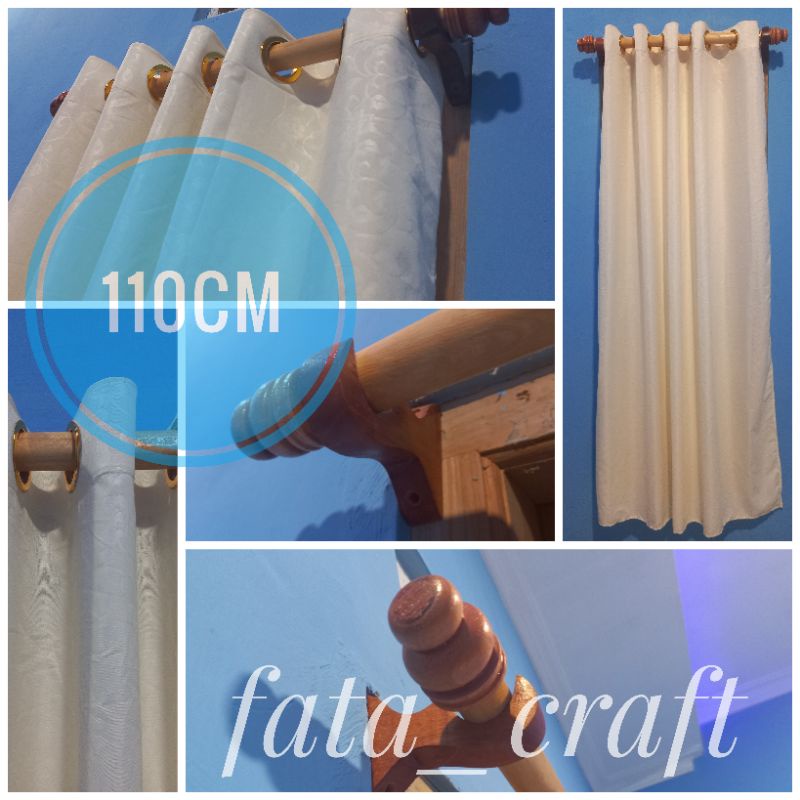 RELL KORDEN KAYU 110CM REEL GORDEN ROLLET GORDYN TONGKAT GORDEN