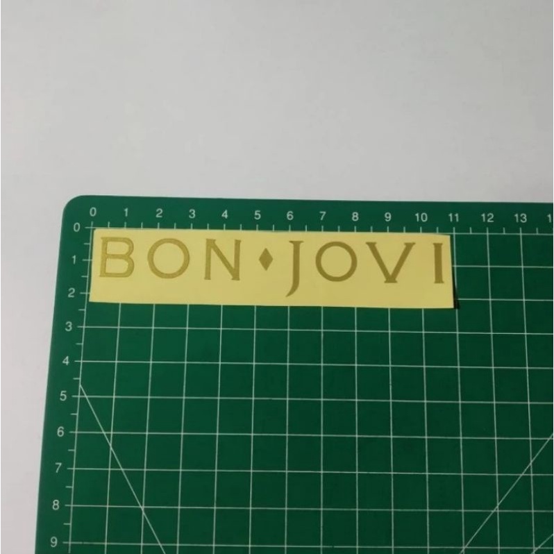 

cutting stiker bon jovi