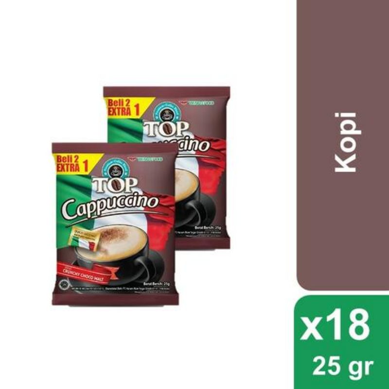 

KOPI TOP CAPPUCINO SACHET ISI 15PCS PERRENCENG