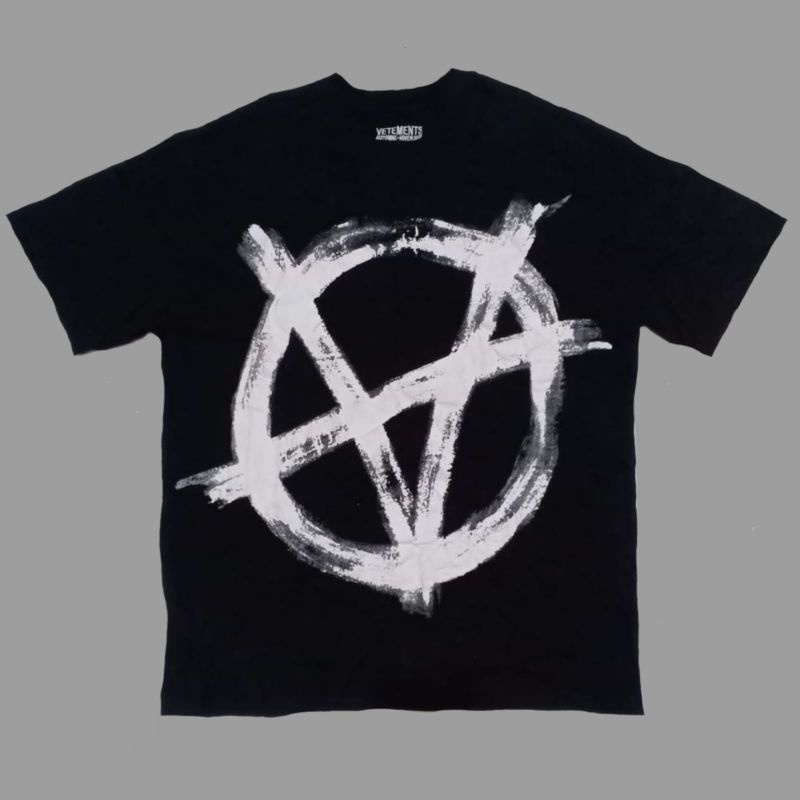 Tee Vetements Anarchy Authentic/ Vetements / Vetements ori / Vetements rere