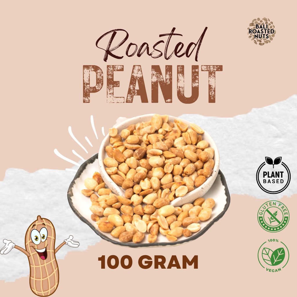 

Roasted Peanut / Kacang Panggang Sehat 100gr