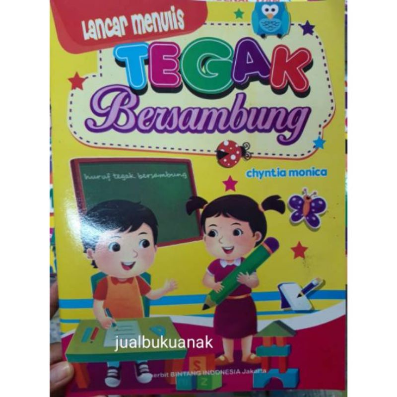 Buku Lancar Menulis Tegak Bersambung